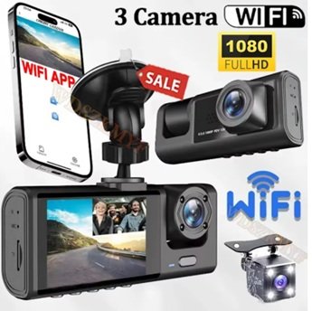 Doble Cámara Wifi interior del auto